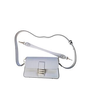 Divina Firenze Genuine Leather Handbag, White.